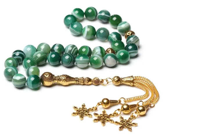 Green Agate (hakik) Misbaha Yiwu Chenhan Yolanda