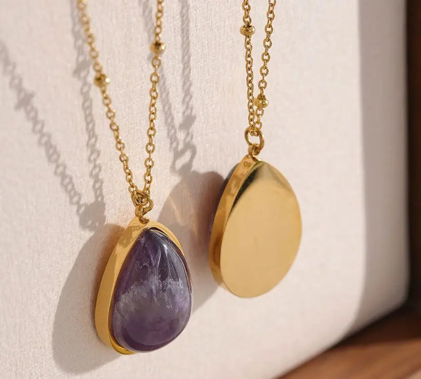 Amethyst Pendant Necklace for Healing & Growth Yiwu Shanmei Jane