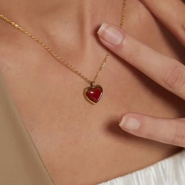 Red Agate (Hakik) Necklace for Growth &  Harmony Yiwu Landy Jewelry Summer WU