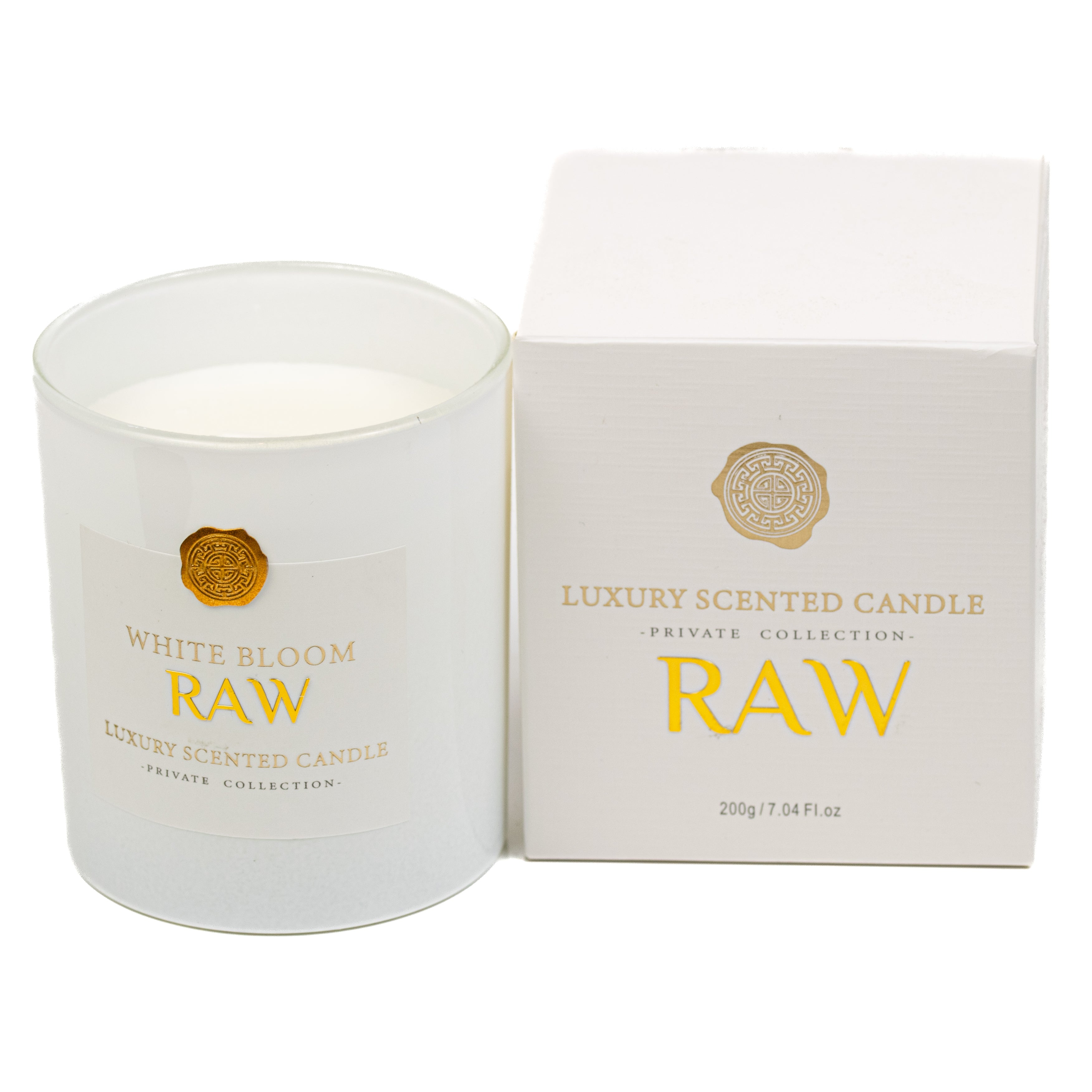 Premium Aromatherapy Soy Wax Candle White Bloom for Mood-Uplifting & Reducing Anxiety