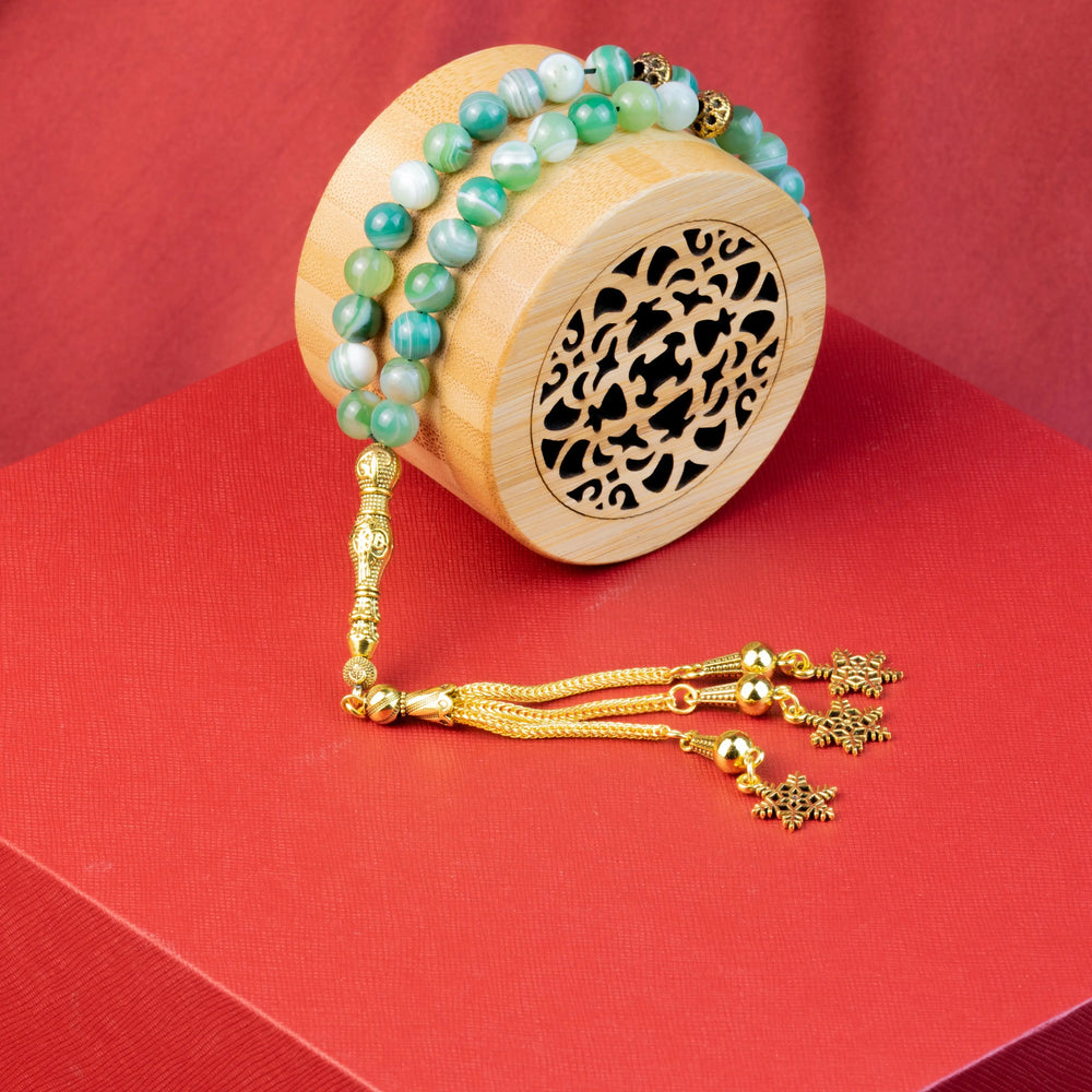 Green Agate (hakik) Misbaha Yiwu Chenhan Yolanda