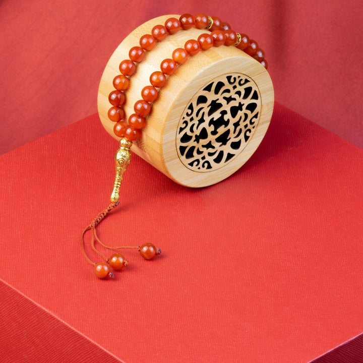 Red Carnelian Misbaha Yiwu Chenhan Yolanda