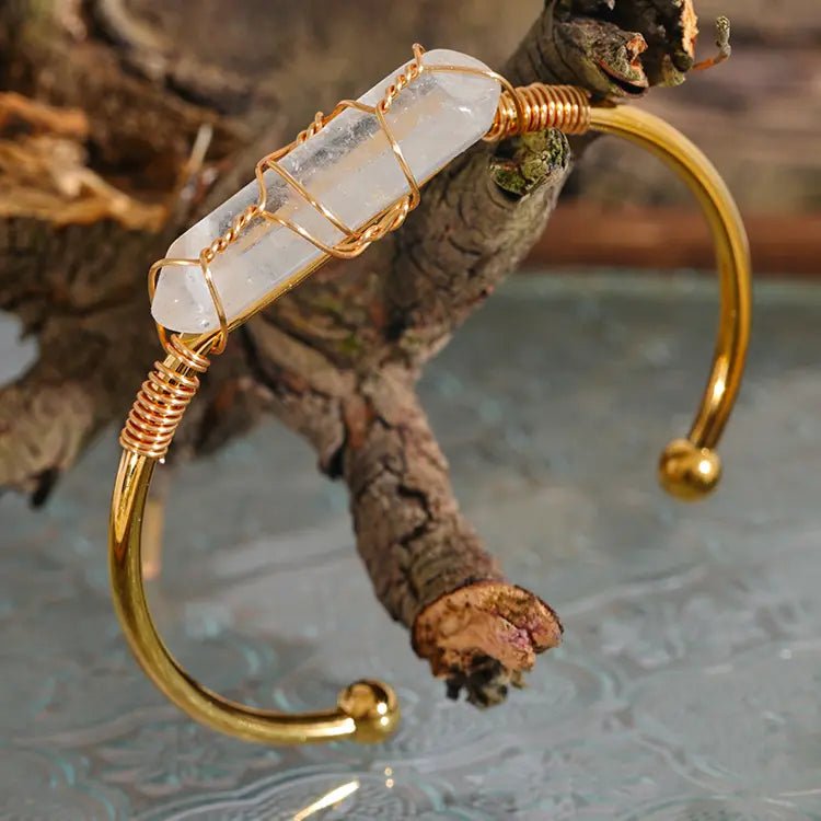 Citrine Cuff Bangle For Wealth & Prosperity Yiwu Shanmei Jane