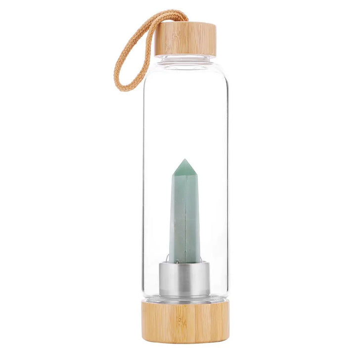 Aventurine Water Bottle for Abundance & Luck Yiwu Shanmei Jane