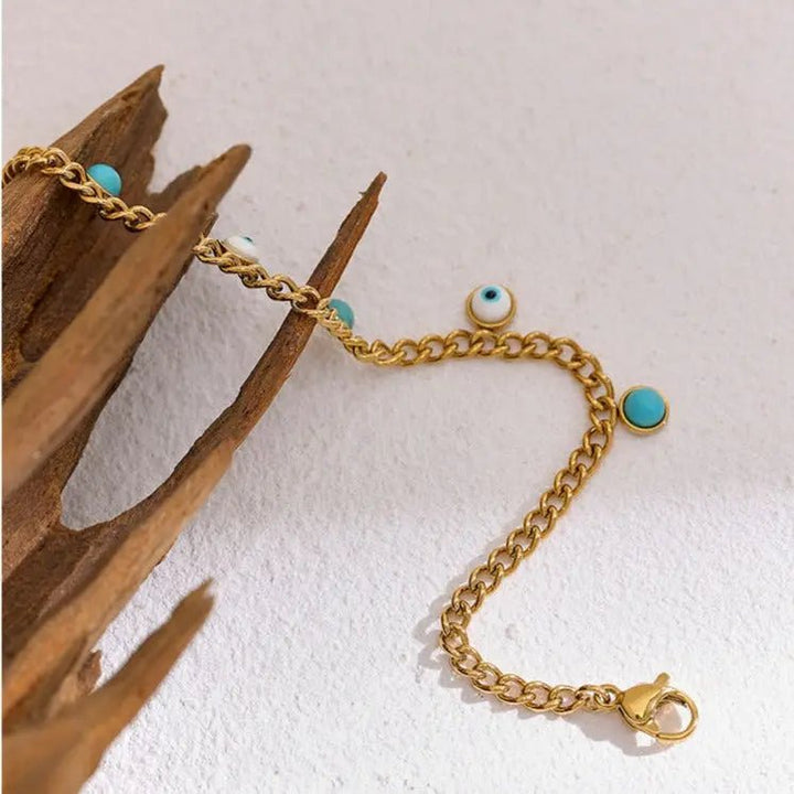 Turquoise with Evil Eye Nazar Bracelet for Protection & Spiritual Growth Yiwu Jinyou VIMI