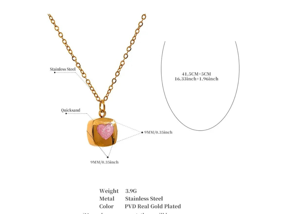 Emma Heart Pendant Necklace Yiwu Jinyou VIMI