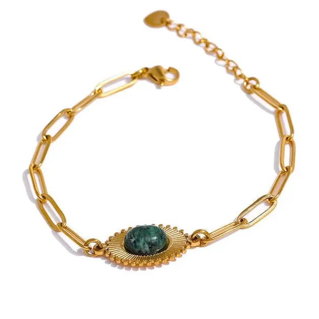 African Turquoise Bracelet for Healing & Growth Yiwu Jinyou VIMI