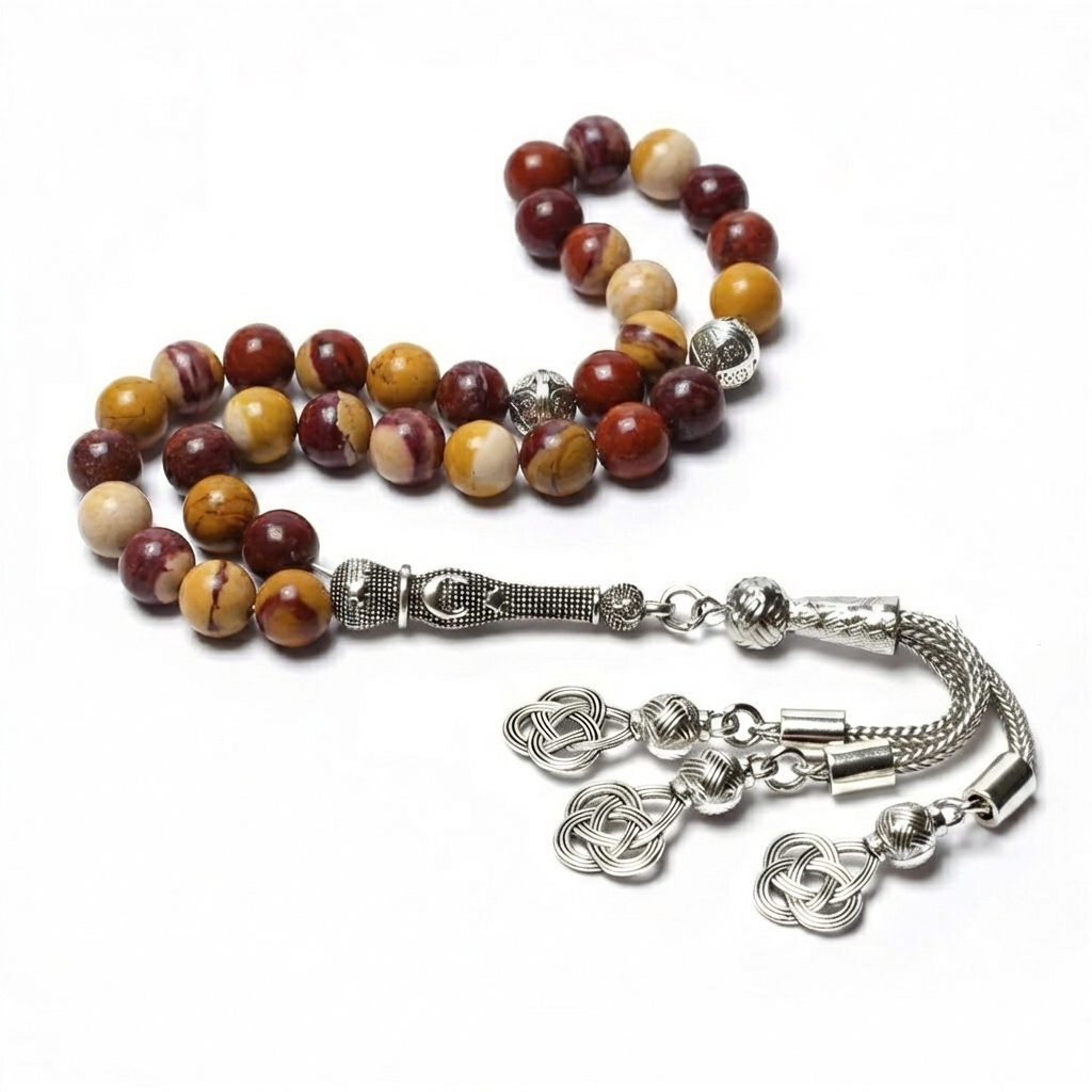 Mookaite (Australian Jasper) Tasbih - Raw Spiritual UAE