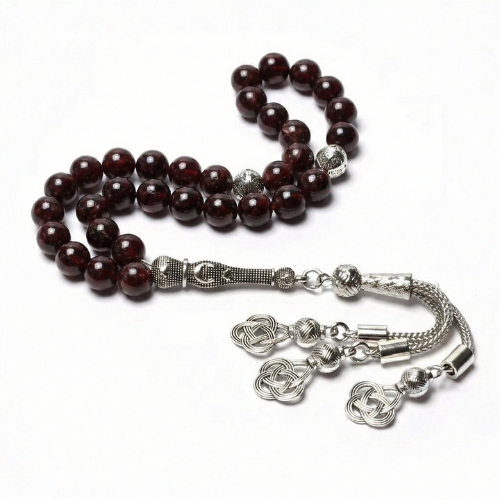 Garnet Tasbih - Raw Spiritual UAE