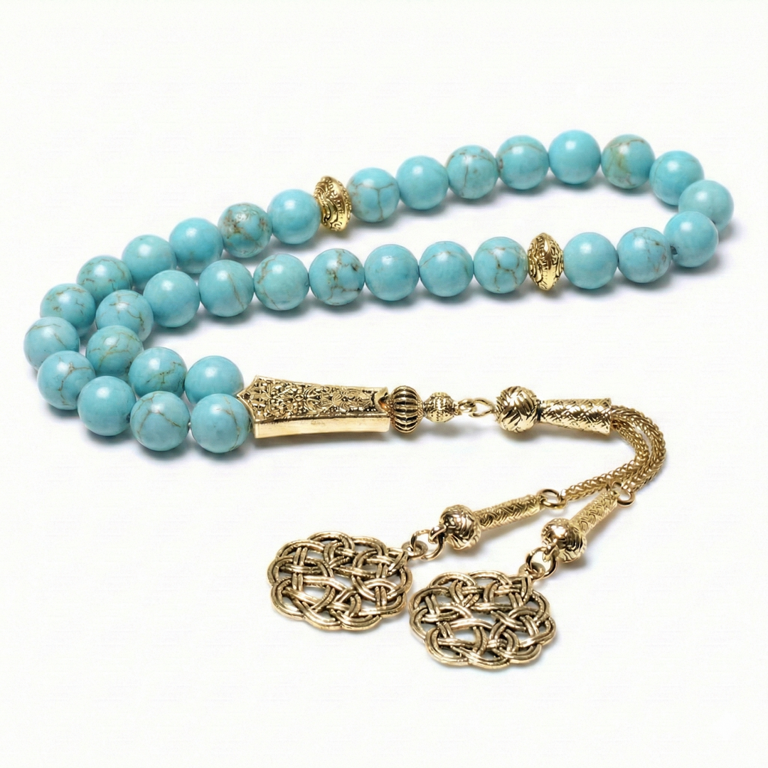 Turquoise Misbaha - Raw Spiritual UAE
