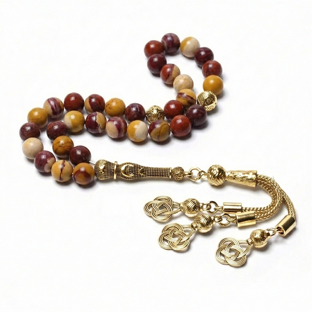 Mookaite (Australian Jasper) Tasbih - Raw Spiritual UAE