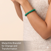 Malachite Bracelet for Change and Transformation  by Raw Spiritual