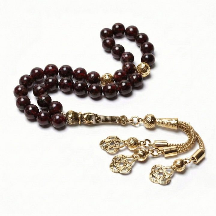 Garnet Tasbih - Raw Spiritual UAE