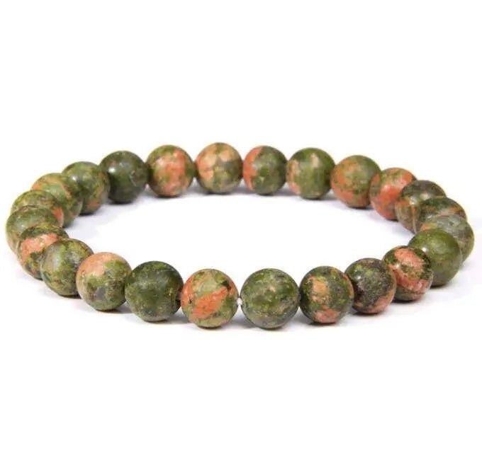 Unakite Bracelet for New Perspectives & Strength Yiwu Shanmei Jane