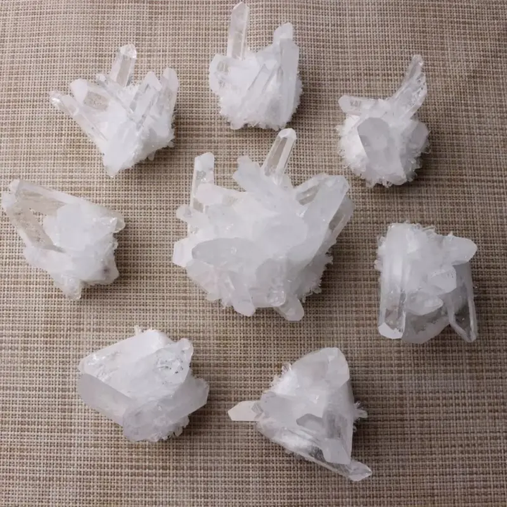 Clear Quartz Cluster Geode for Clarity & Manifestation - Raw Spiritual