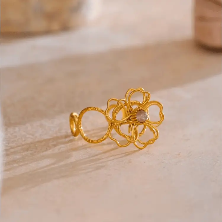 Pink Aventurine Ring for Abundance - Raw Spiritual