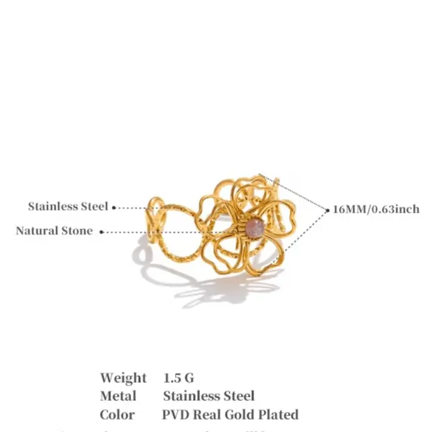 Pink Aventurine Ring for Abundance - Raw Spiritual