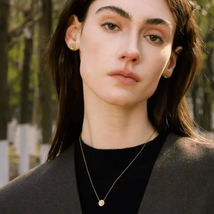 Turquoise  Earring & Necklace Set for Luck - Raw Spiritual