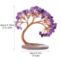 Amethyst Crystal Tree for Well-being - Raw Spiritual