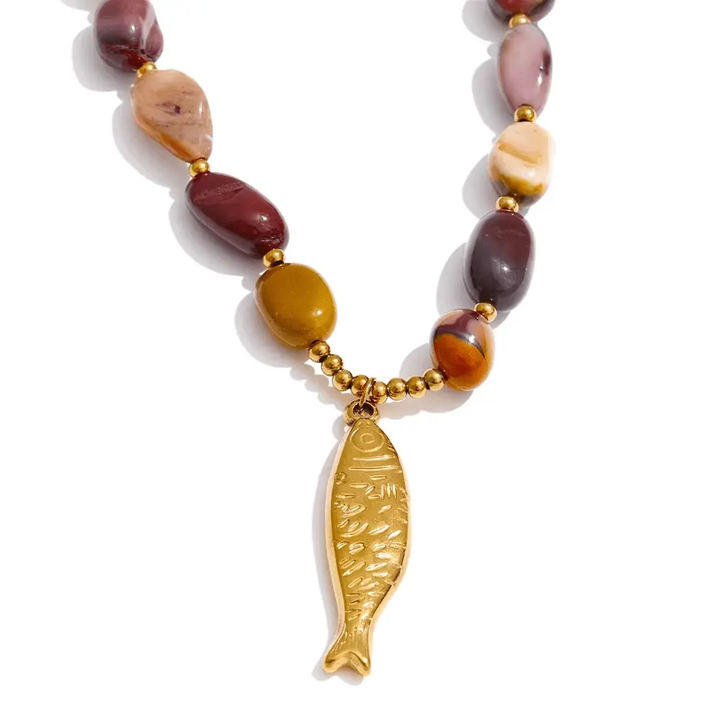 Mookaite (Jasper) Necklace for Decision Making - Raw Spiritual