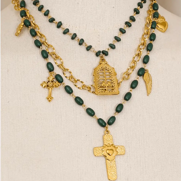 Esther Layered Necklace - Raw Spiritual