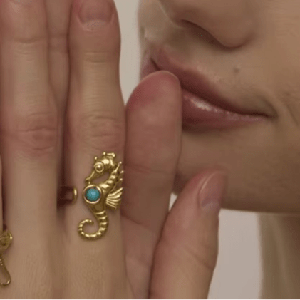 Turquoise Ring for Luck - Raw Spiritual