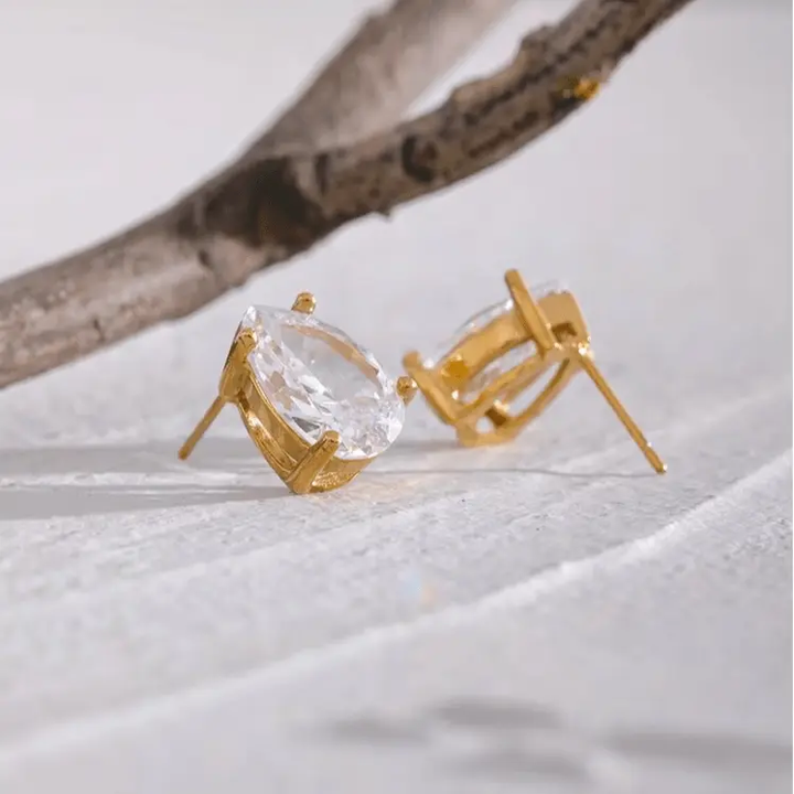 Elodie Necklace & Earrings Set - Raw Spiritual