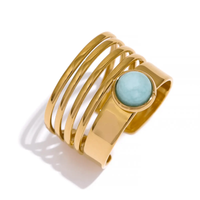 Amazonite Ring for Confidence - Raw Spiritual