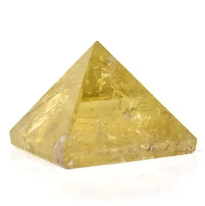 Citrine Pyramid for Prosperity - Raw Spiritual