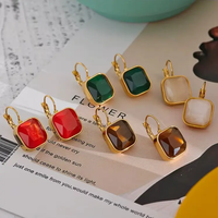 Cat’s eye Opal Earrings for Prosperity & Clarity  by Raw Spiritual