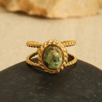 African Turquoise Ring for Luck Yiwu Landy Jewelry Summer WU