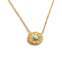 Turquoise  Earring & Necklace Set for Luck - Raw Spiritual