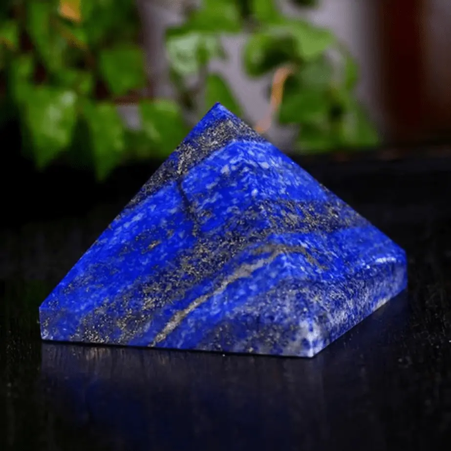 Lapis Lazuli Pyramid for Wisdom - Raw Spiritual