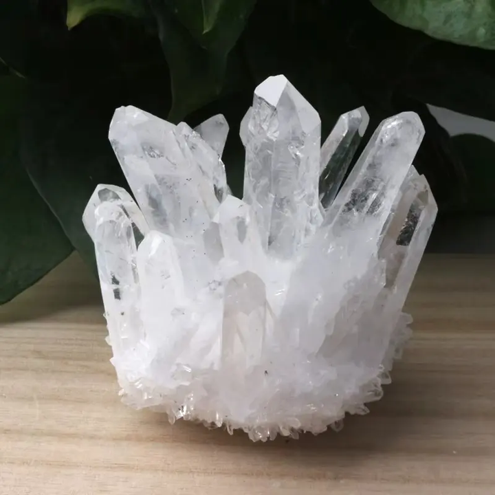 Clear Quartz Cluster Geode for Clarity & Manifestation - Raw Spiritual