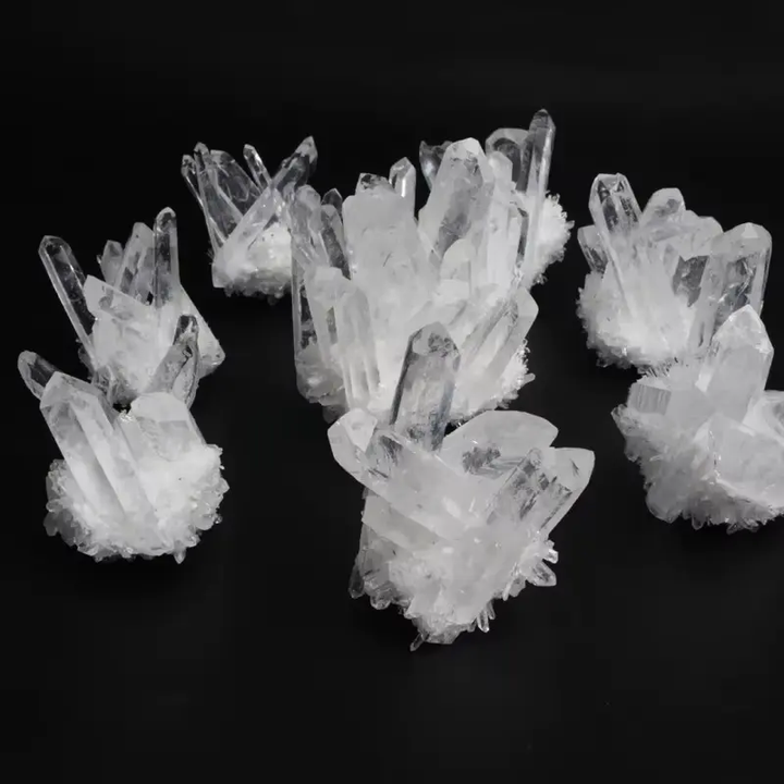Clear Quartz Cluster Geode for Clarity & Manifestation - Raw Spiritual