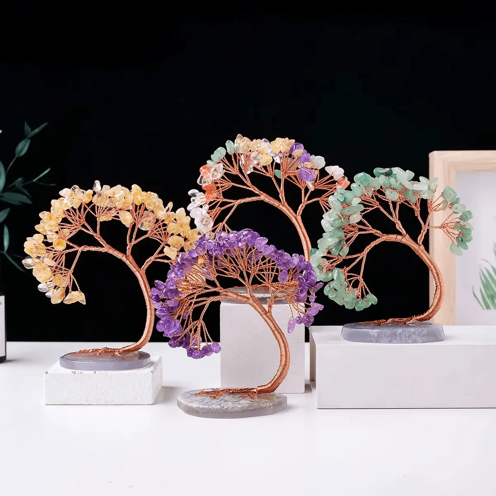 Amethyst Crystal Tree for Well-being - Raw Spiritual