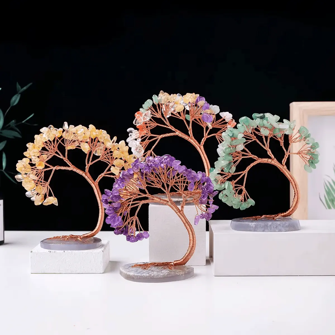 Amethyst Crystal Tree for Well-being - Raw Spiritual