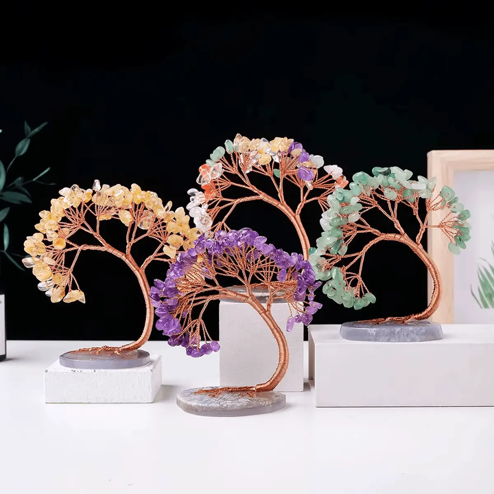 Amethyst Crystal Tree for Well-being - Raw Spiritual