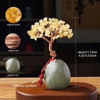 Citrine Tree for Abundance & Luck  by Raw Spiritual