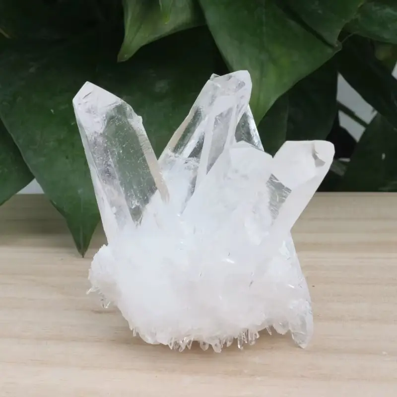 Clear Quartz Cluster Geode for Clarity & Manifestation - Raw Spiritual