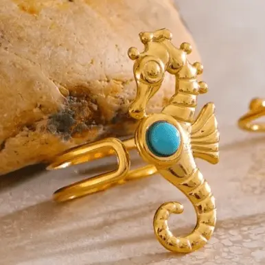 Turquoise Ring for Luck - Raw Spiritual