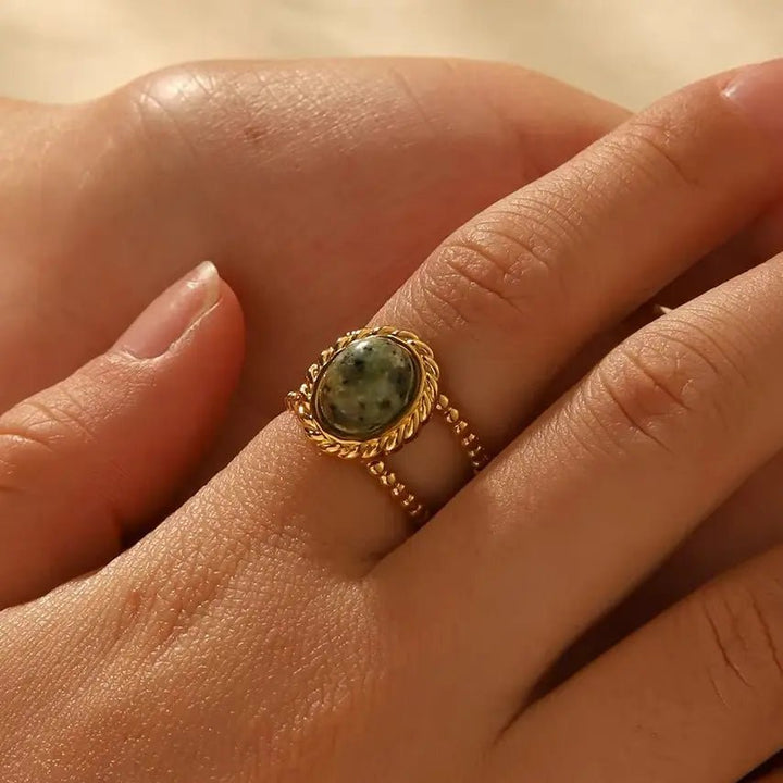 African Turquoise Ring for Luck Yiwu Landy Jewelry Summer WU