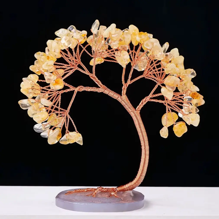 Citrine Tree for Abundance - Raw Spiritual