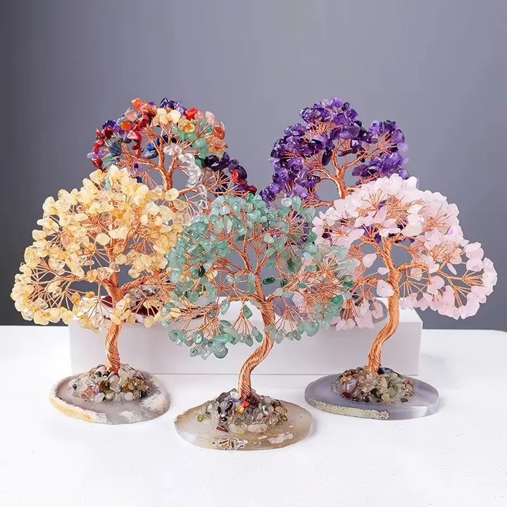 Aquamarine Tree for Courage  & Clarity  by Raw Spiritual