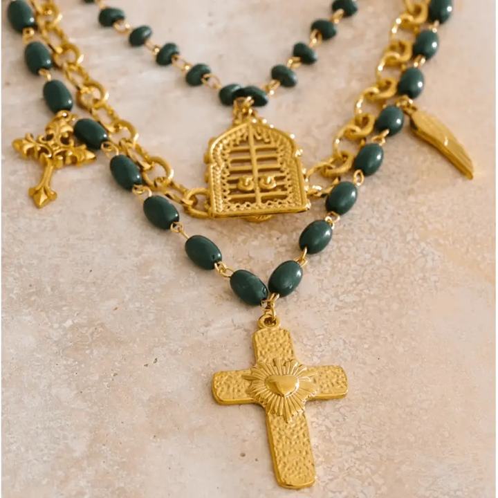 Esther Layered Necklace - Raw Spiritual