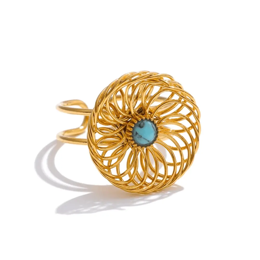 Turquoise Ring for Growth - Raw Spiritual