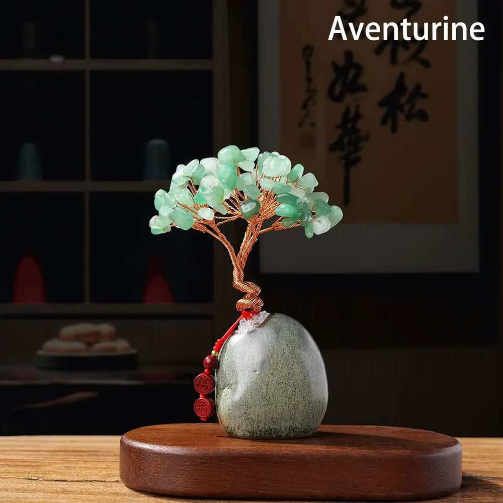 Aventurine Tree for Luck  by Raw Spiritual