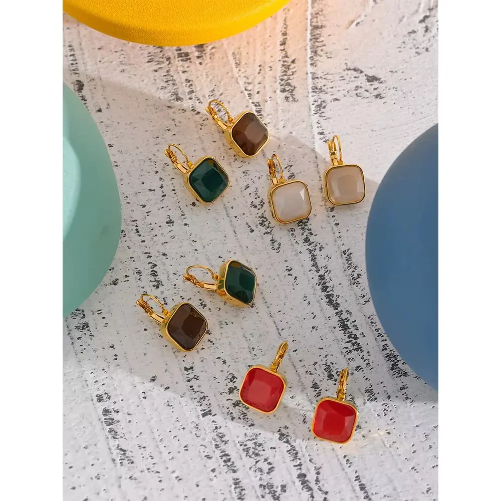 Cat’s eye Opal Earrings for Prosperity & Clarity  by Raw Spiritual