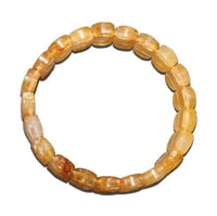Citrine facetted oval band for wealth, positivity & manifestation Yiwu Shanmei Jane