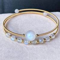 Moonstone Bangle for Growth & Balance Yiwu Shanmei Jane